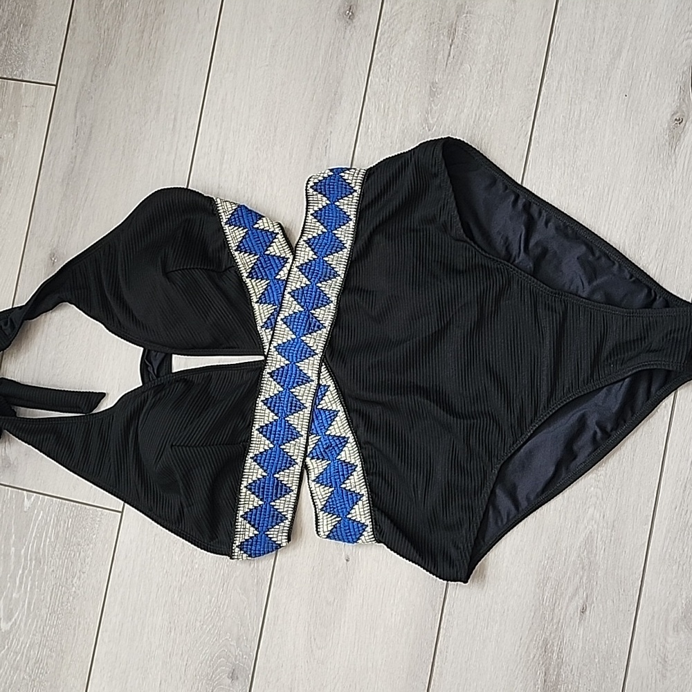 Cupshe Cutout Black Swimsuit NWT